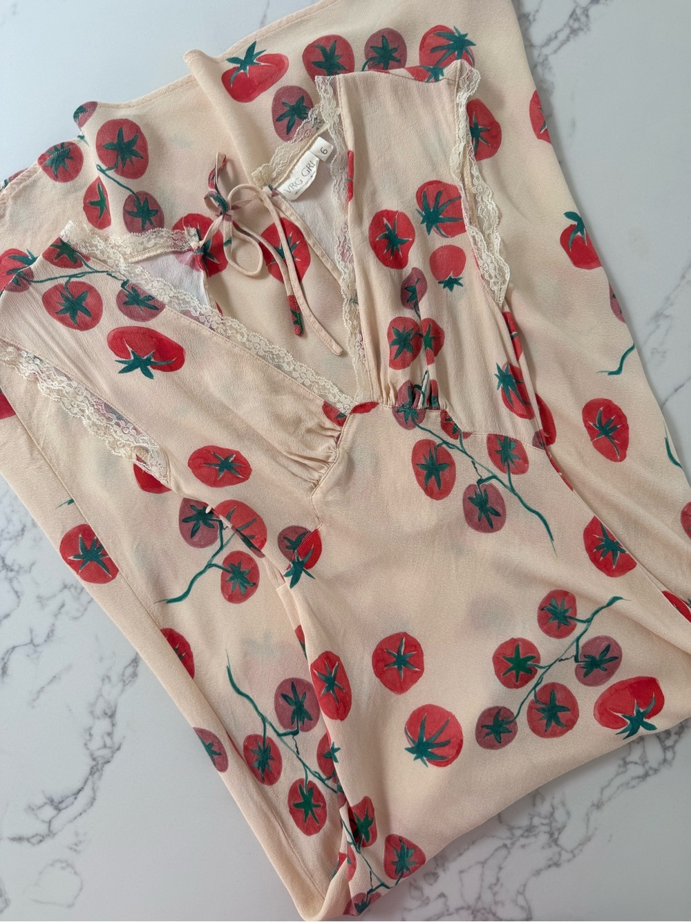 VRG GRL Vintage Lover Maxi Dress - Roma Print - Size US 2 / AUS 6 (XS)